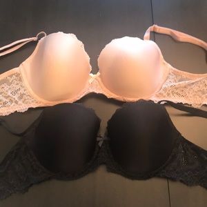 Victoria-Secret Bra with Lace Detailing Size 34-DD